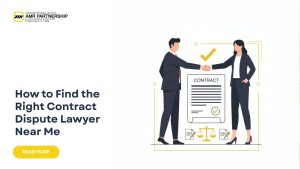 AMR Partnership intellectual property specialist that know contract dispute lawyer near me
