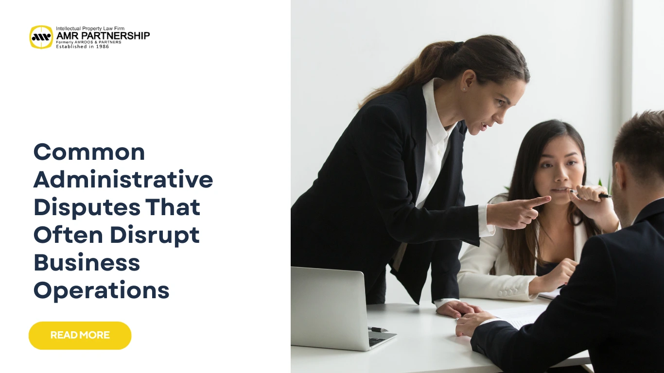 Common Administrative Disputes examples issues from AMR Partnership